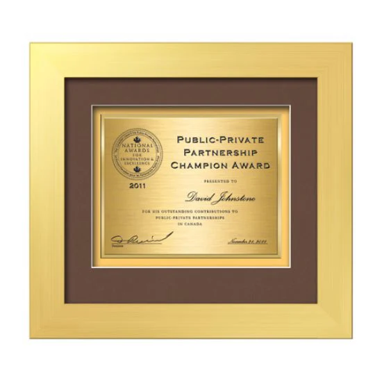 Premier Certificate TexEtch - Gold 1
