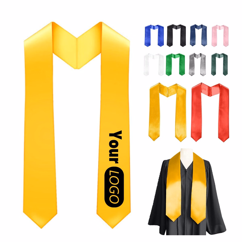 Full Color Satin Graduation Honor Stole