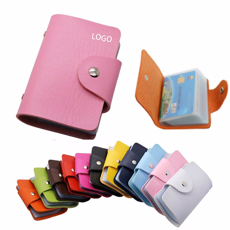 Soft PU Case 12 Credit Cards Holder