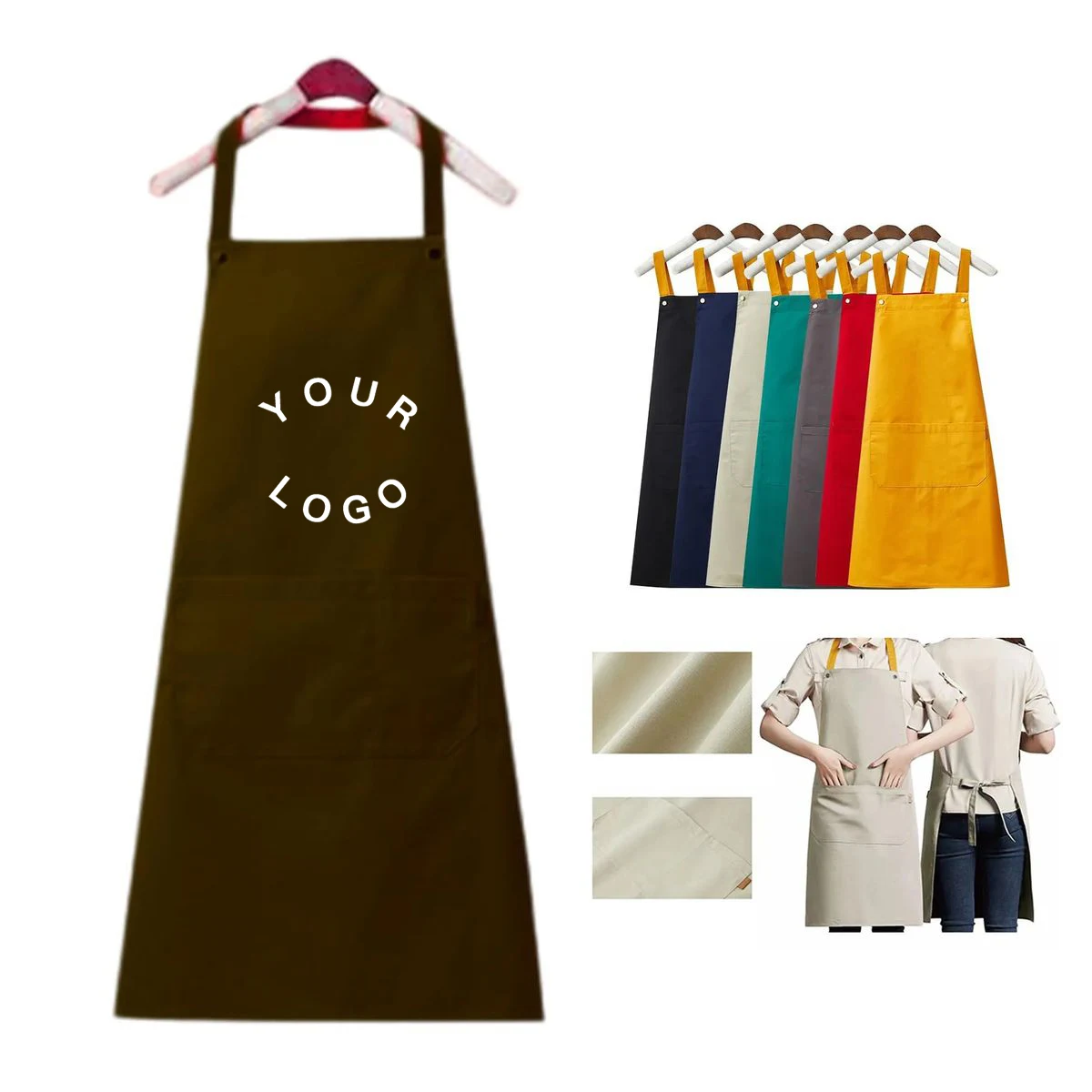 Kitchen Apron with Adjustable Straps 1