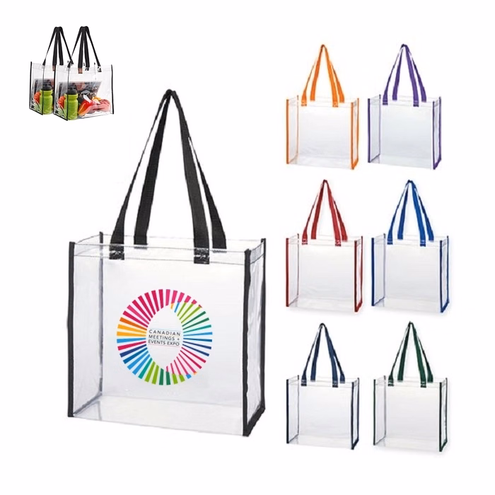 PVC Clear Waterproof Beach Tote Bag