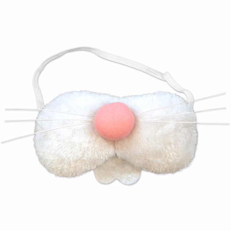 Plush Bunny Noses - White & Pink