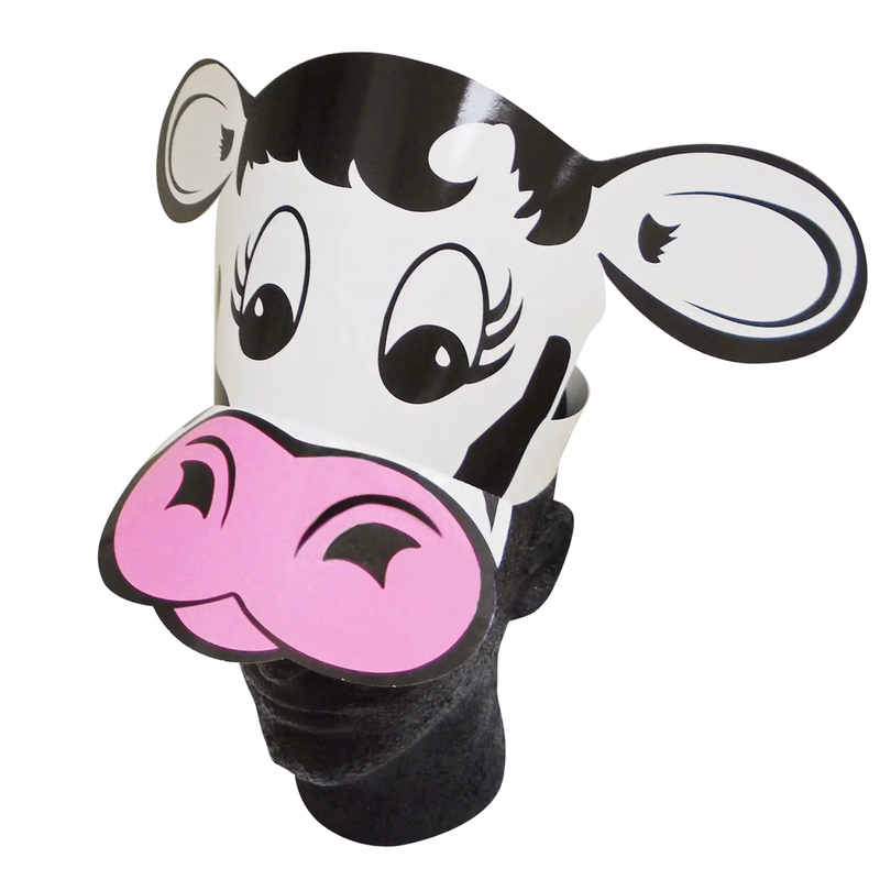 Paper Cow Headband Visor