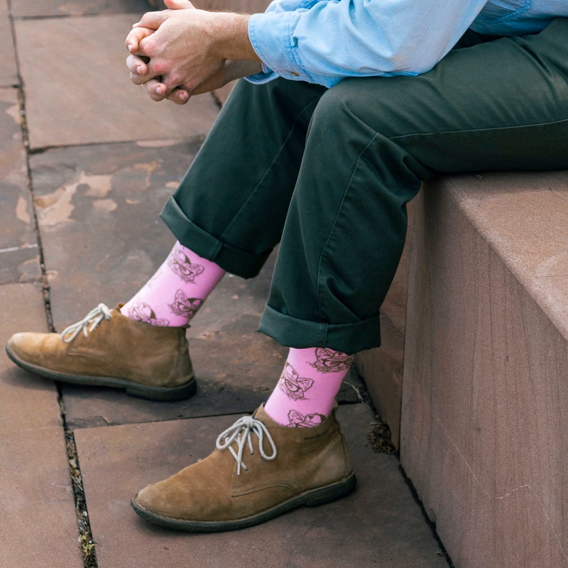 Crew Accountant Socks - Calculated Comfort for Number Crunchers - American Made