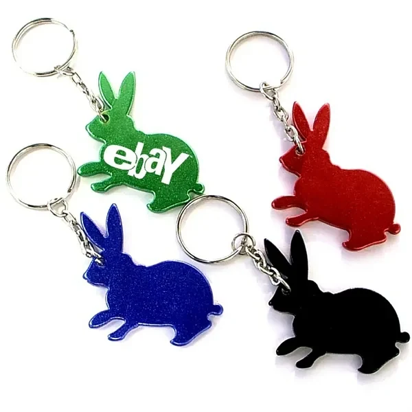 Custom Aluminum Rabbit Bottle Opener with Keychain — Zodiac-Themed Bar Tool 1