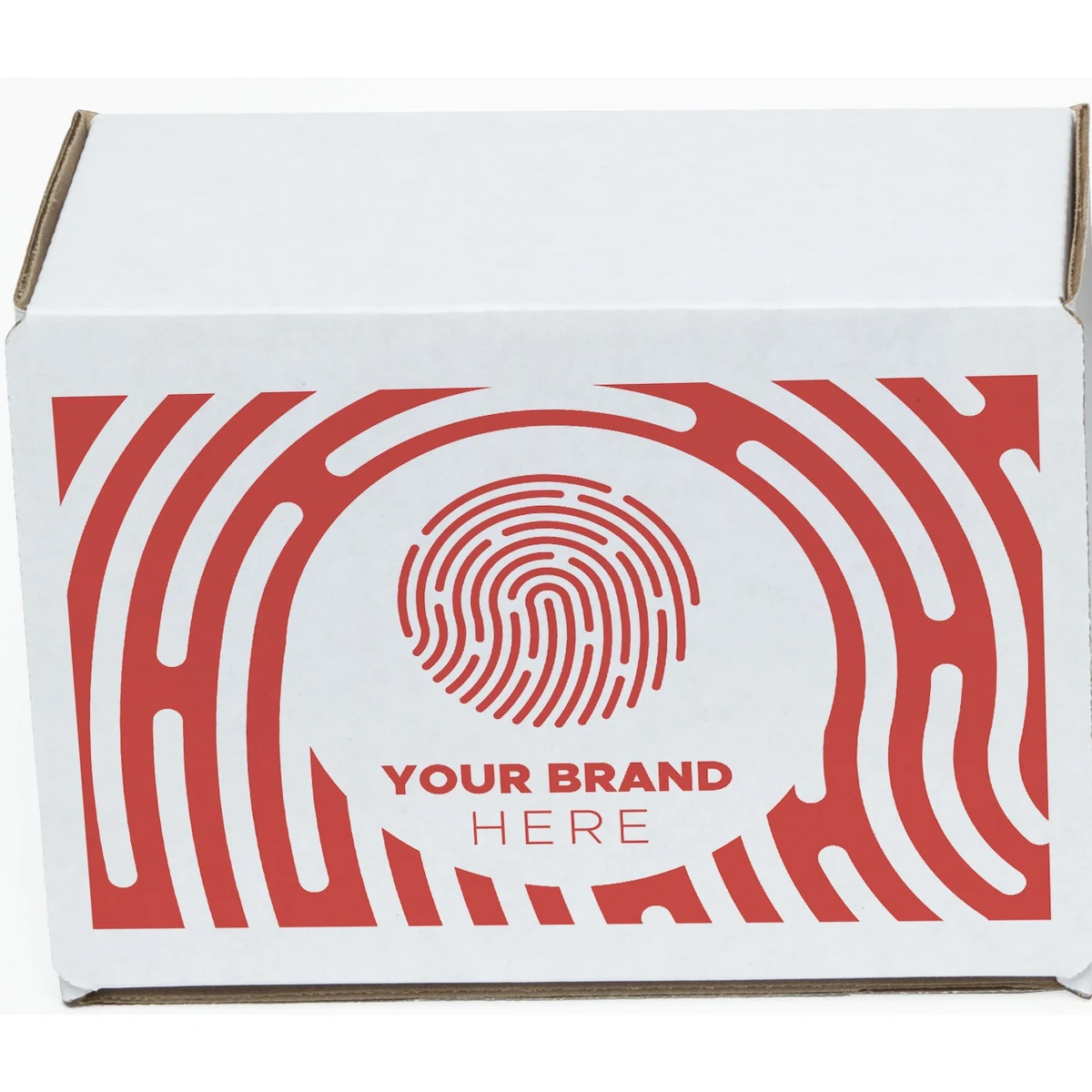 One Color White Display Mailer Box w/Outside Imprint (8" x 6" x 4") 1