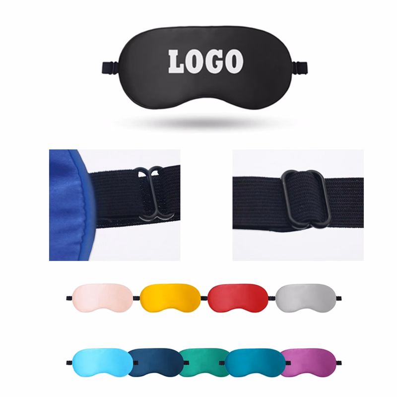 Plush Adjustable Elastic Strap Sleep Mask for Ultimate Relaxation