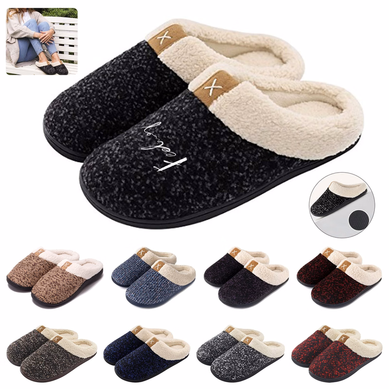 Women's Indoor Bedroom Slipper with Memory Foam