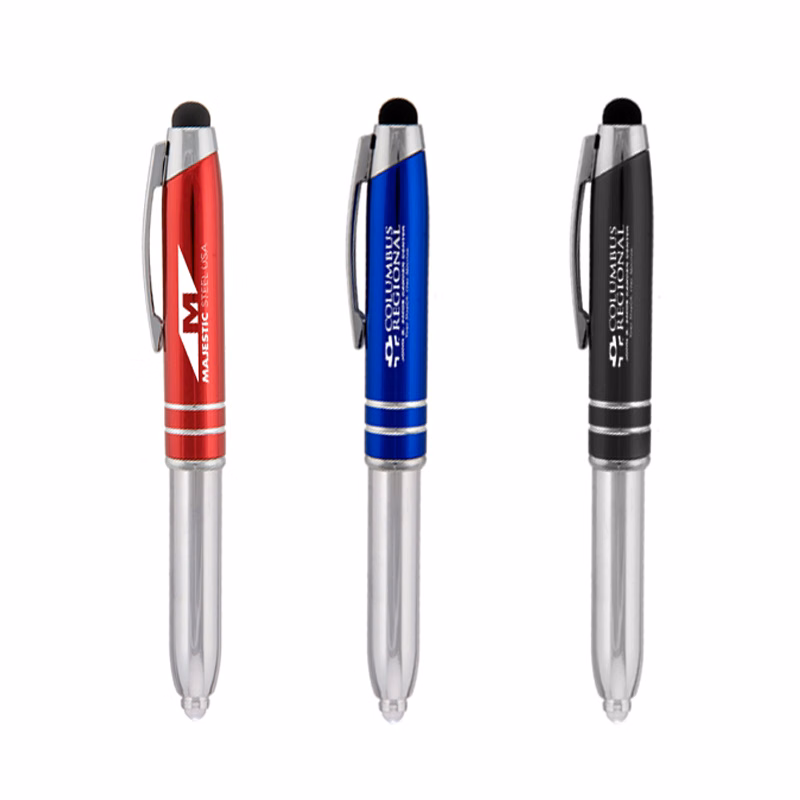 Madison 3-In-1 Ballpoint Stylus Pen (Red)