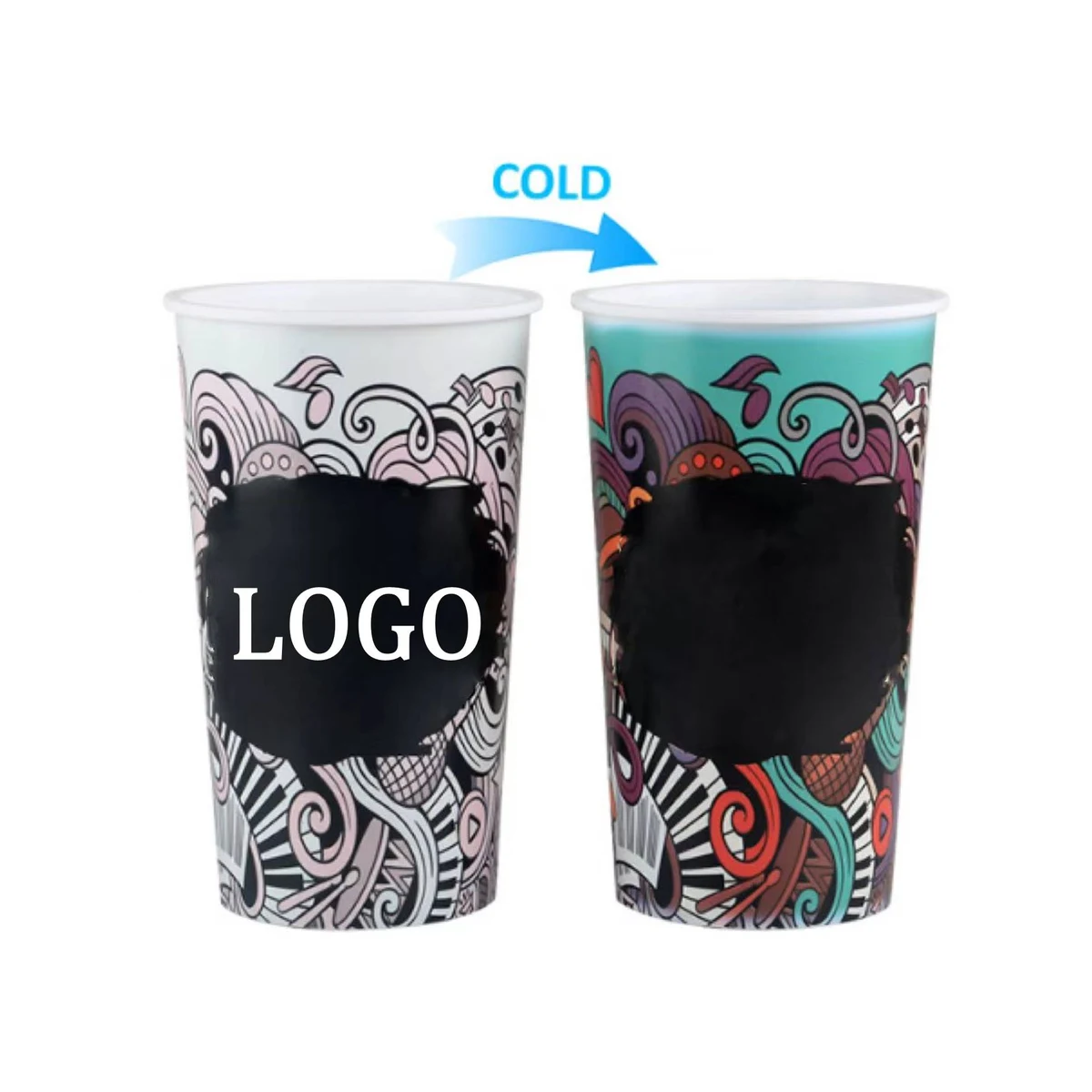 20oz Cold Color Change Stadium Cup 1