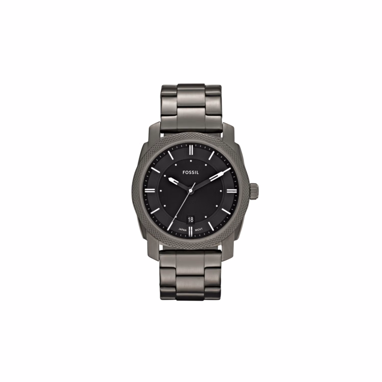Fossil Men's Machine Smoke Stainless Steel Watch