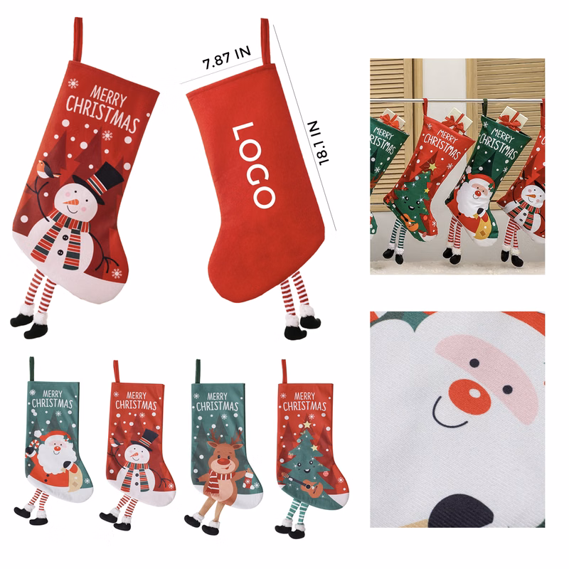 MOQ 10 PCS Personalized Christmas Sock