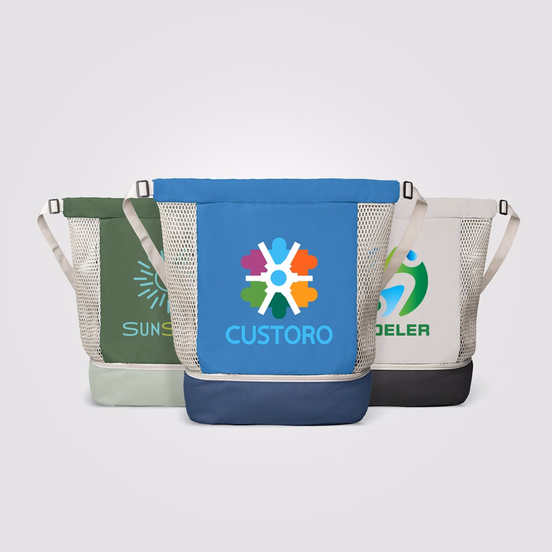 Neri Recycled Mesh Drawstring Bag - 34L