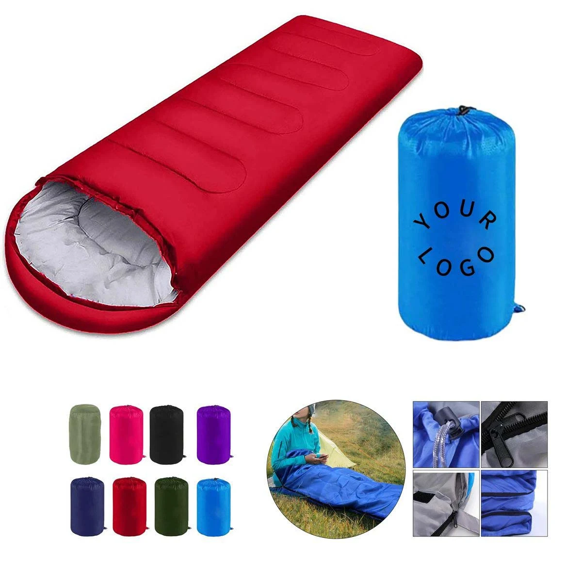 Portable Adult Sleeping Bag for Hiking and Trips 1