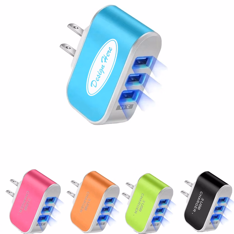 Compact USB Charger for Phones & Tablets - Versatile Design
