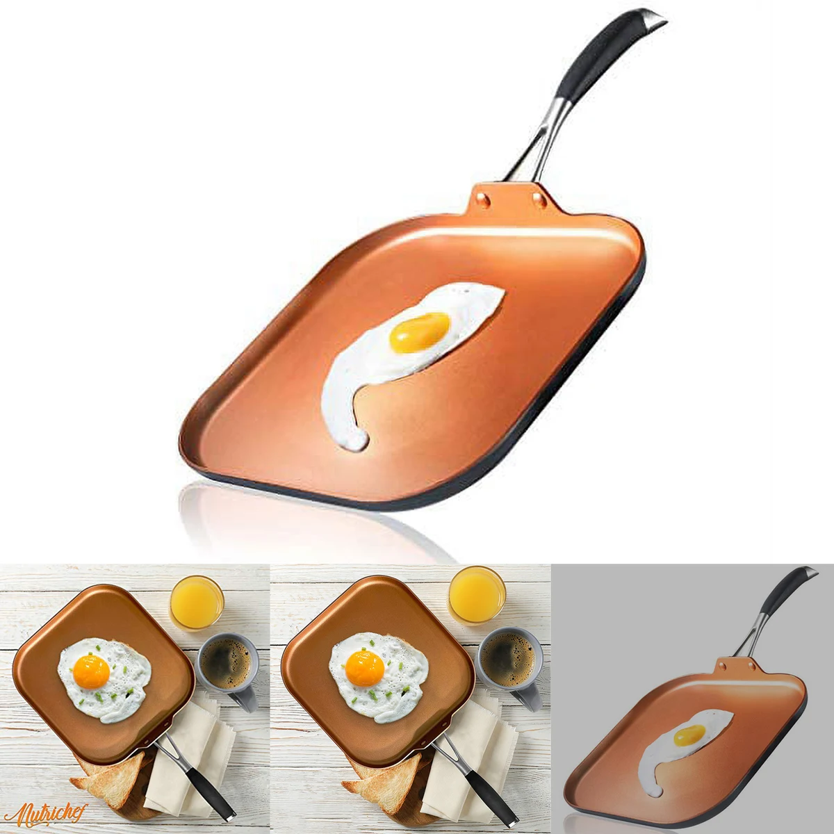 3-Layer Copper Non-Stick Griddle Pan 1