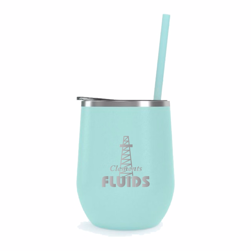 12 Oz. Maars Seafoam Bev Steel Stainless Steel Wine Tumbler