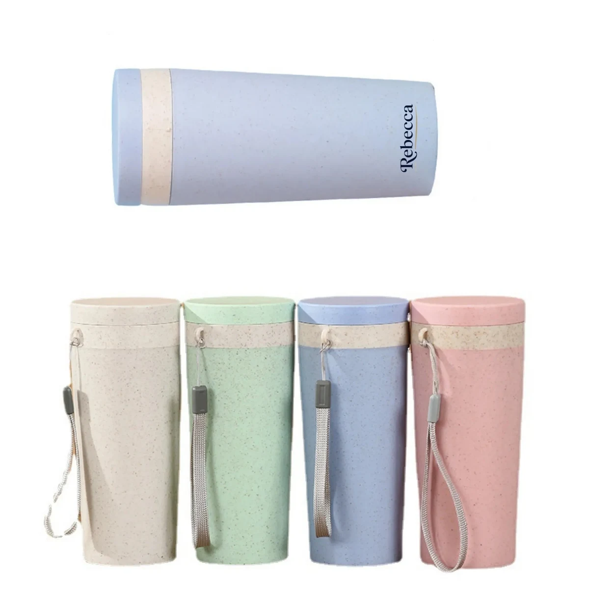 Customized wheat straw insulated cup 1