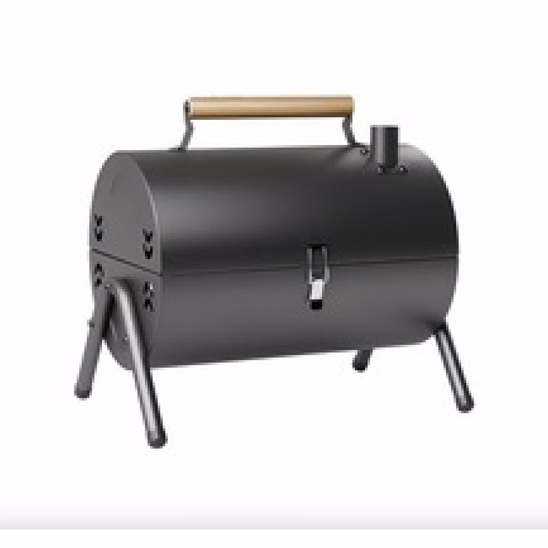 Portable Barbecue Charcoal Grill With 3-Piece BBQ Utensil