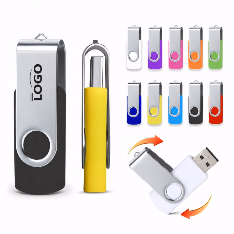 MOQ30 8GB USB Swivel Flash Drive