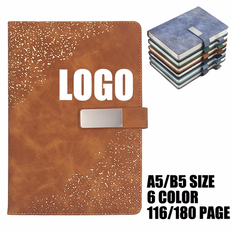 PU Leather A5/B5 Business Travel Journal Notebook