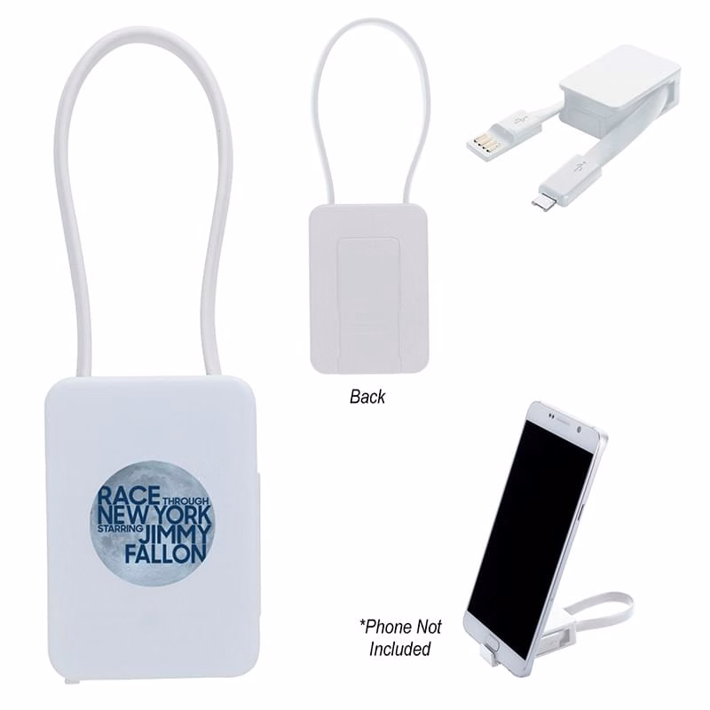 Two-Way Charging Cable with Built-In Phone Stand