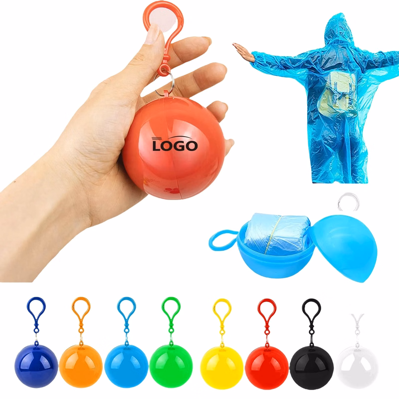 Portable Disposable Emergency Raincoats Ball MOQ20
