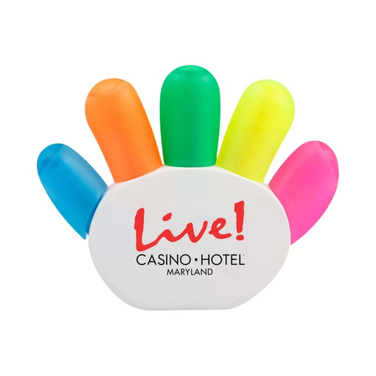 Five Color Finger Shaped Highlighters 1