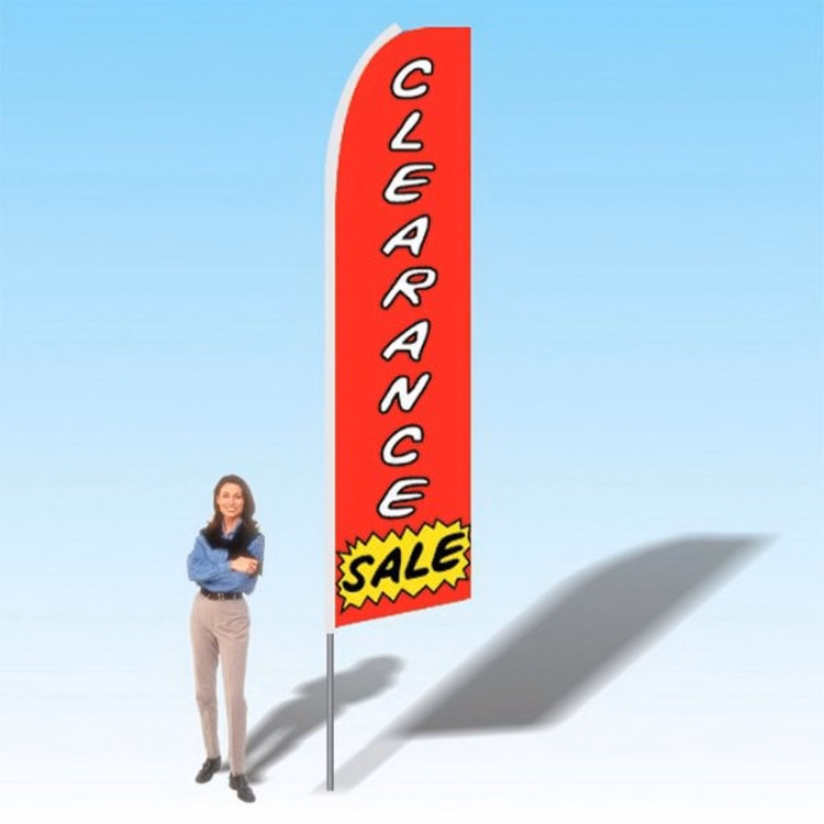 15FT Clearance Sale Advertising Banner Flag