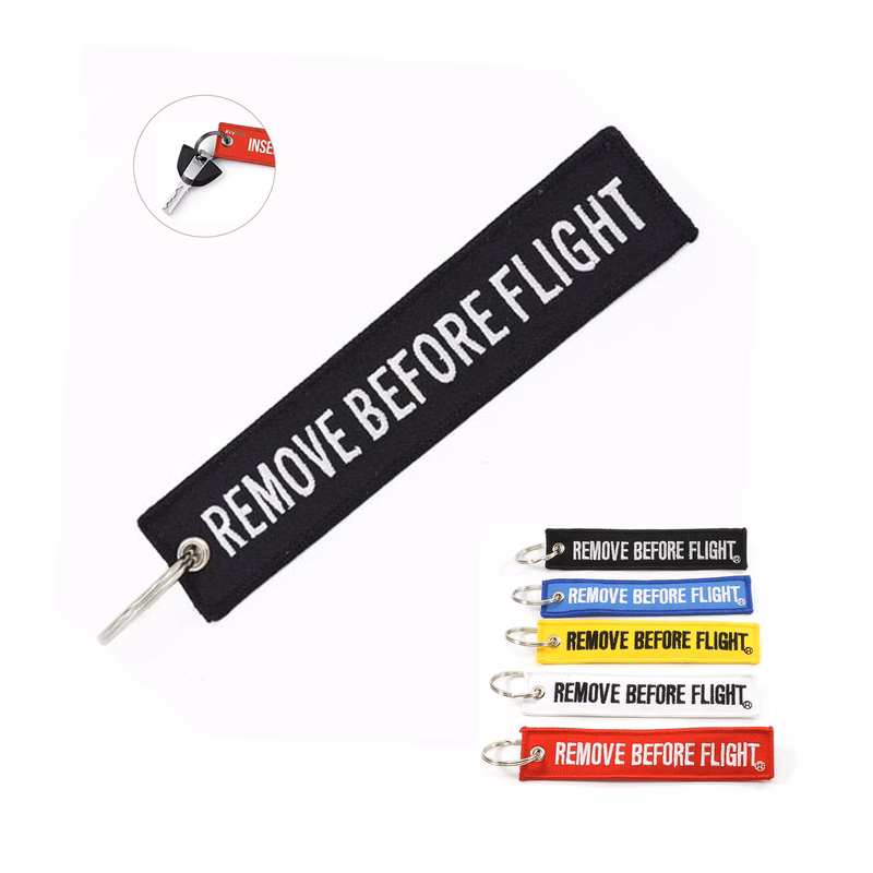 Flight Keytag With Key Ring