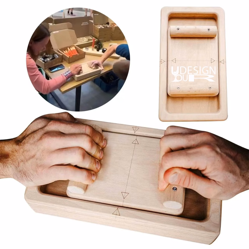 Custom Logo Wooden Hand & Wrist Trainer