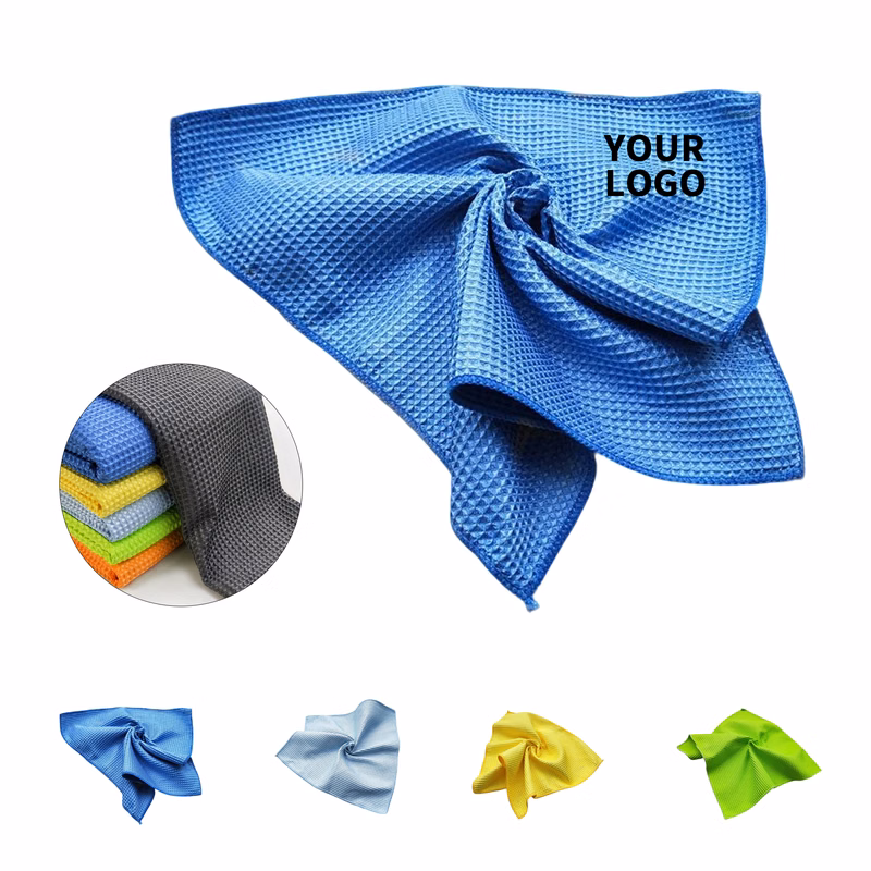 Microfiber Cleaning Towel 16" x 16" With Honeycomb Pattern