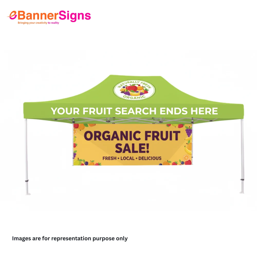 Canopy Tent 13 x 20 (Topper + Hardware + Full Single Side Backwall) 1