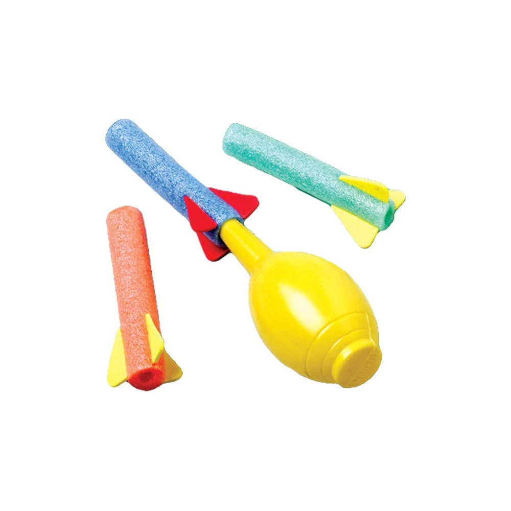 Foam Rocket Launcher Sets - Assorted 3" 1