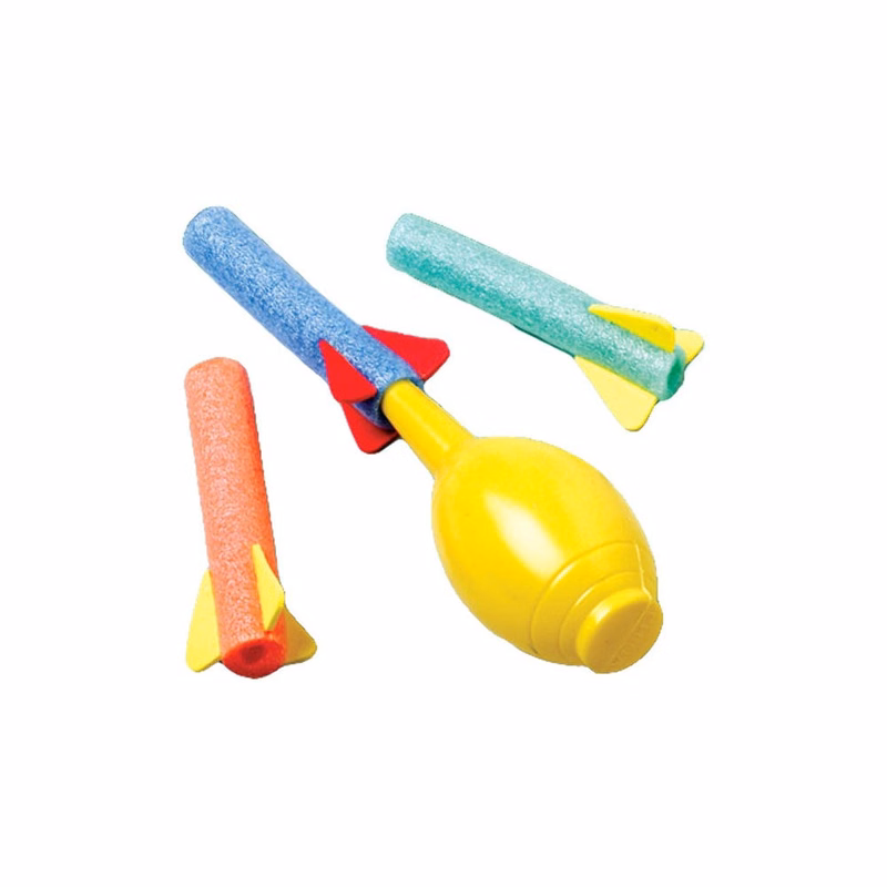 Foam Rocket Launcher Sets - Assorted 3"
