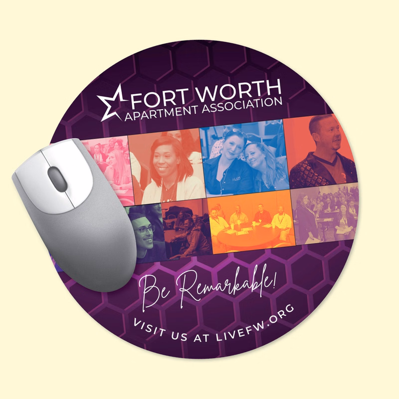 Barely There 8" Round x.02" Ultra-Thin Mouse Pad