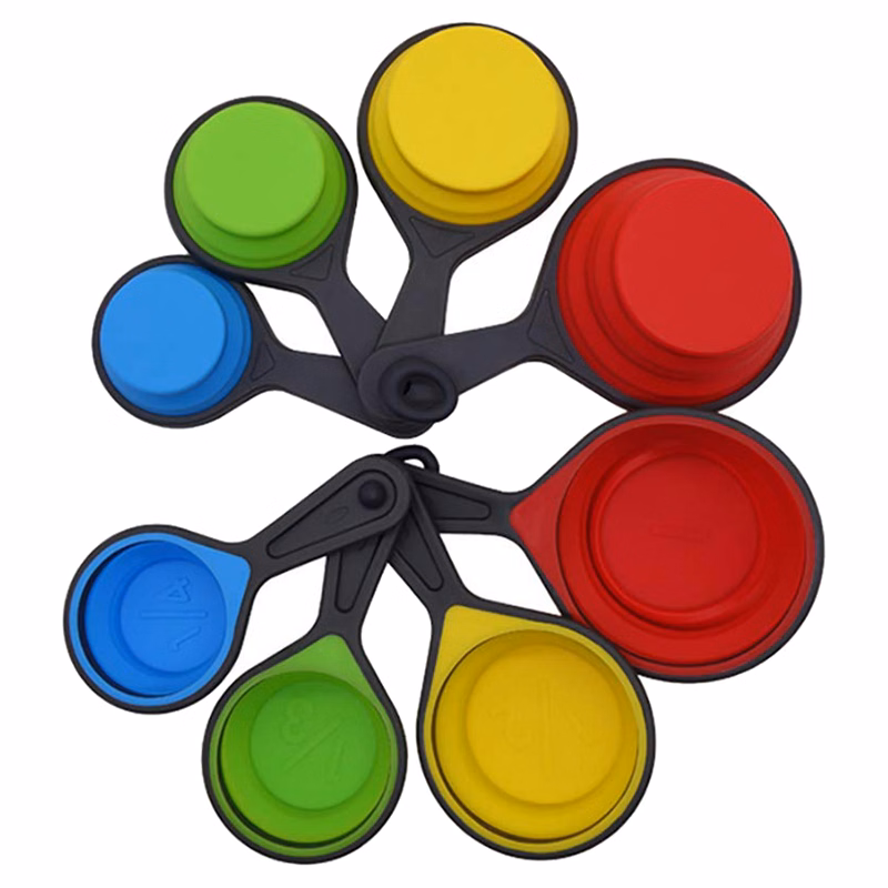 Collapsible Silicone Measuring Spoons Set