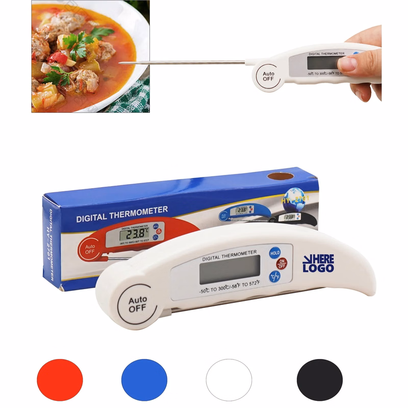 Food Survey Digital Folding Thermometer MOQ 50pcs