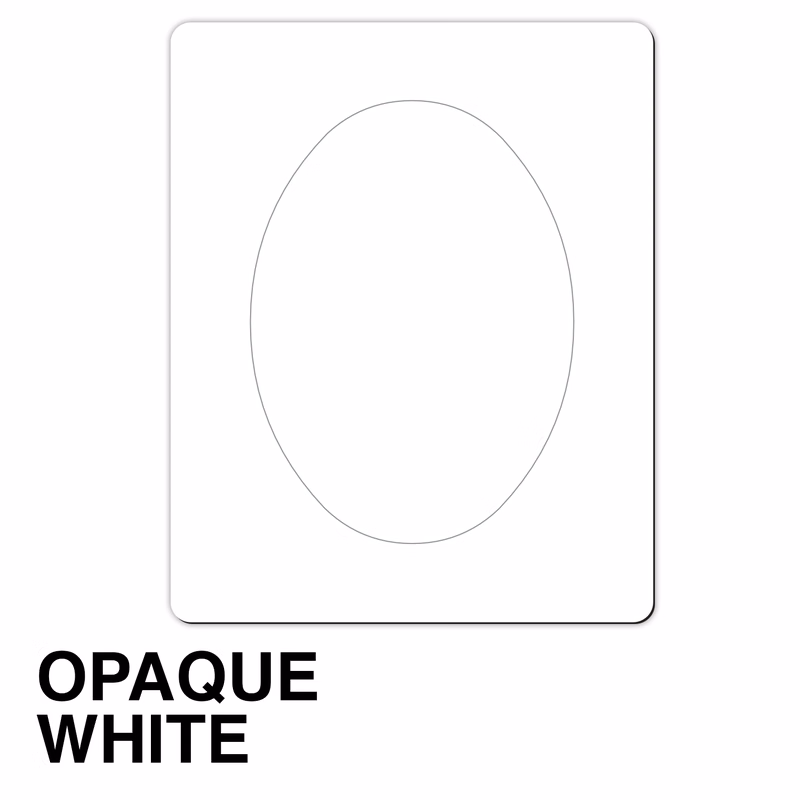 30 Mil Oval Center Ocean Picture Frame Magnet - Full Color