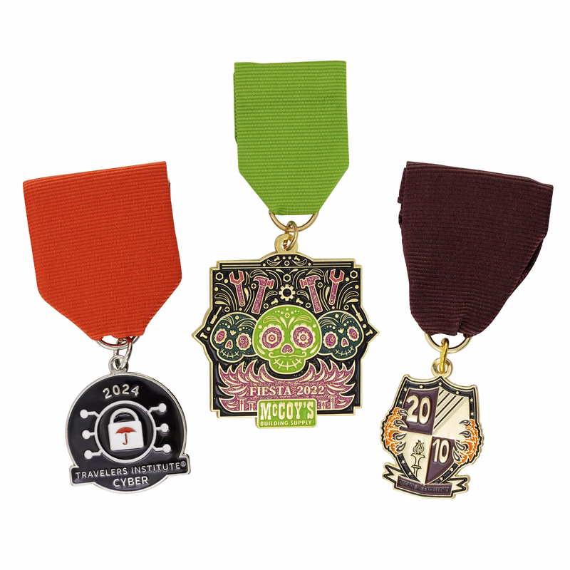 Custom Die Struck Fiesta Medals 2"