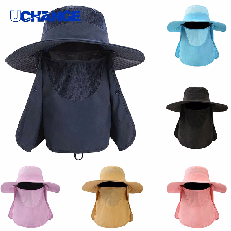 Sun Hat with Curtains for Outdoor Protection