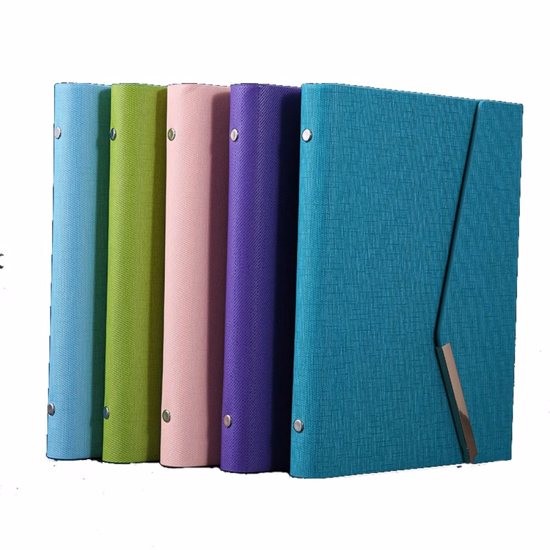 Fashion Three-Fold Loose-Leaf Notepad