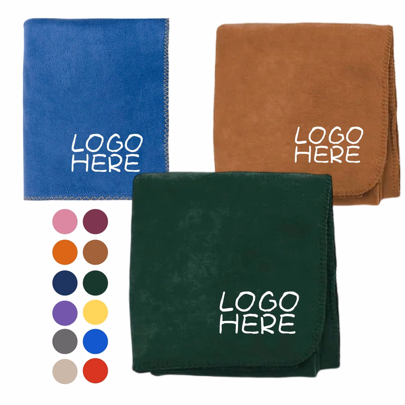 Fleece Hemmed Blanket