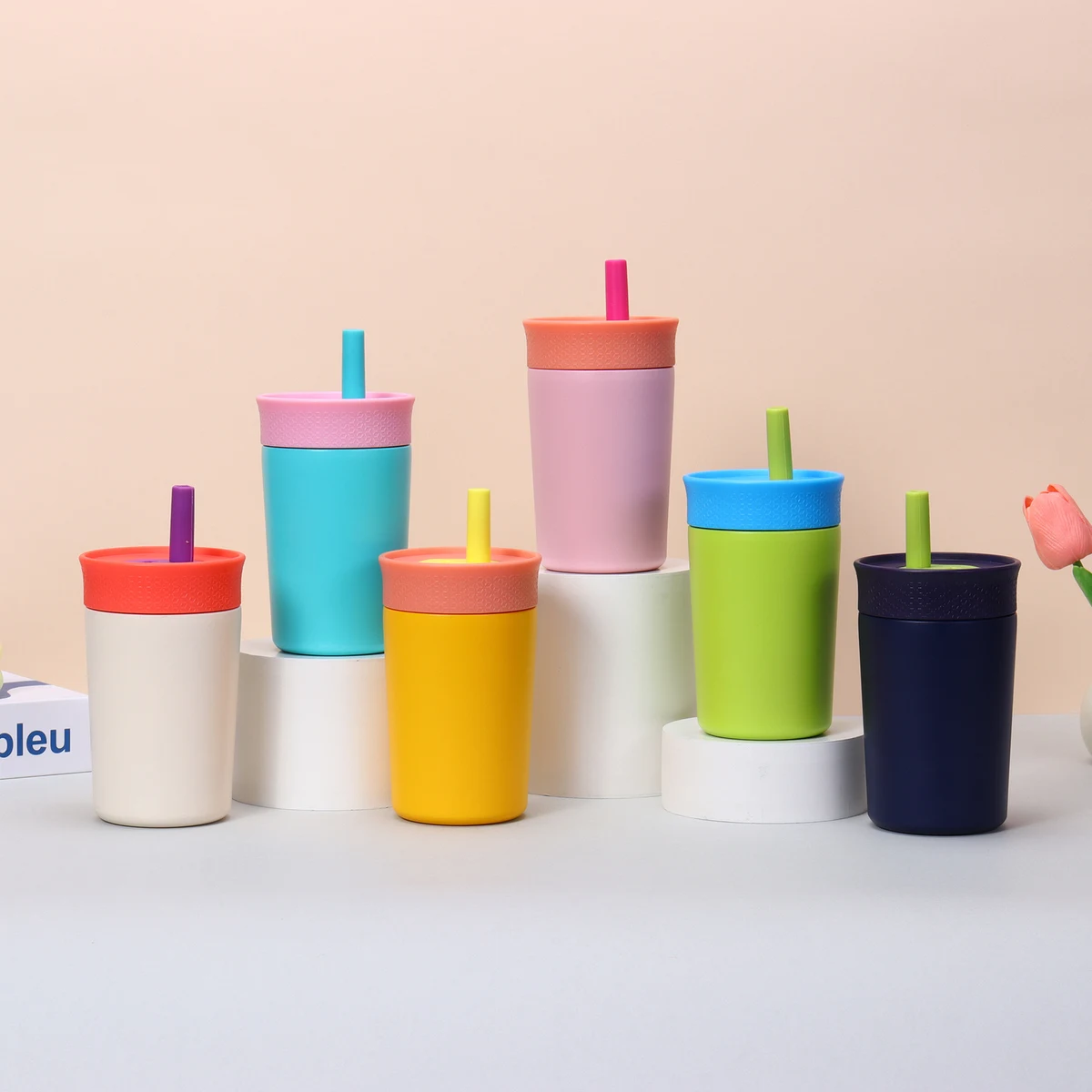 12oz Insulation Tumbler with Straw 1
