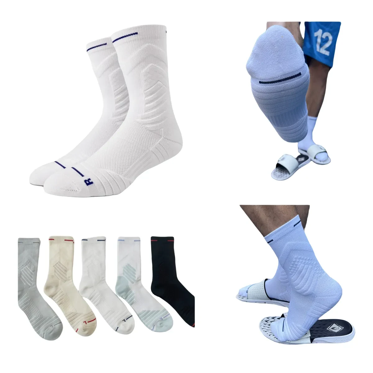 Athletic Cushioned Crew Socks 1