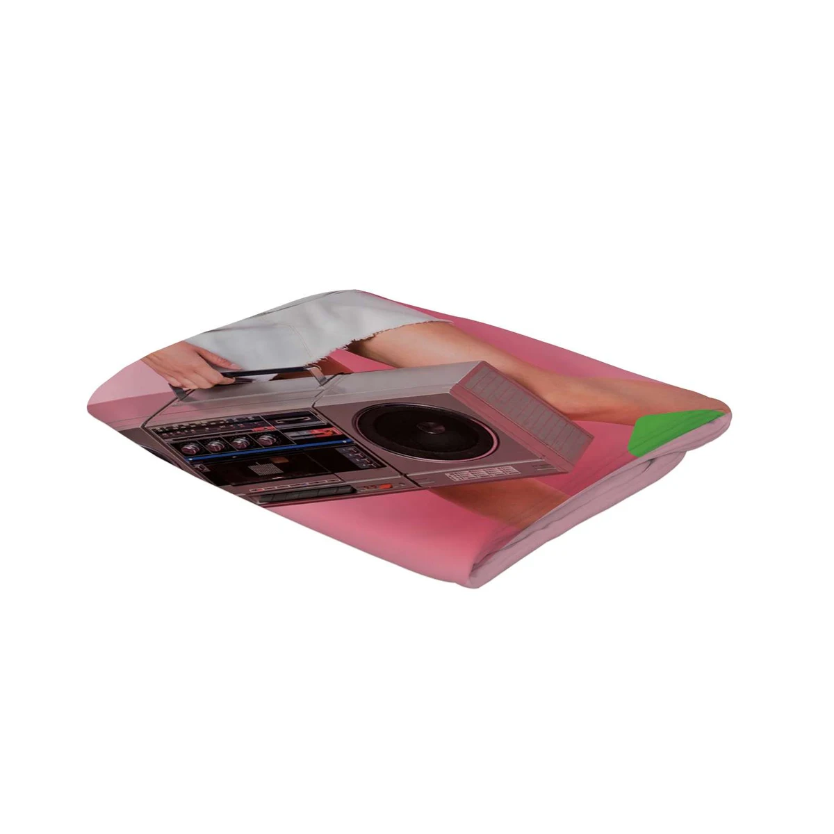 3' Straight Splash Floor Display Wrap Graphic Panel (Recycled Polyester Knit) 1