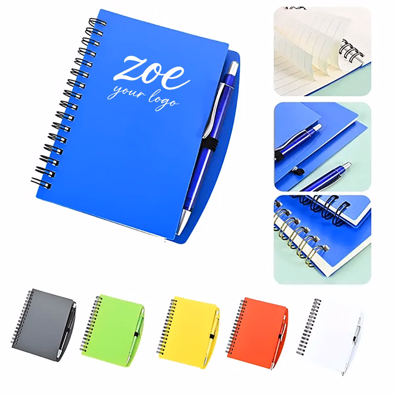 A6 Spiral Notebook With Pen MOQ20