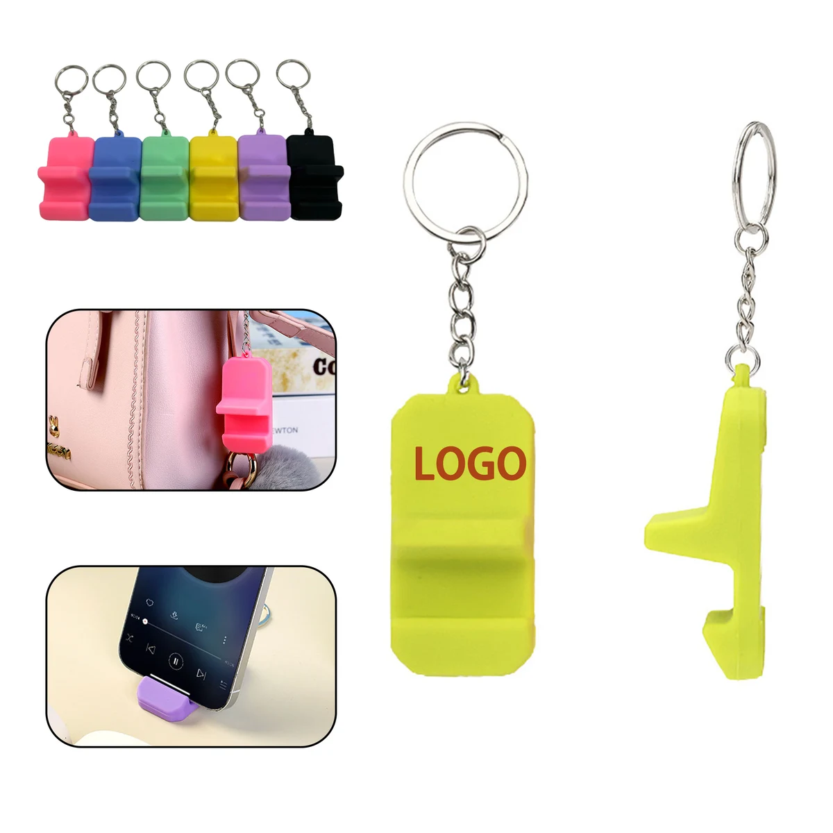 Mobile Phone Stand Keychain 1