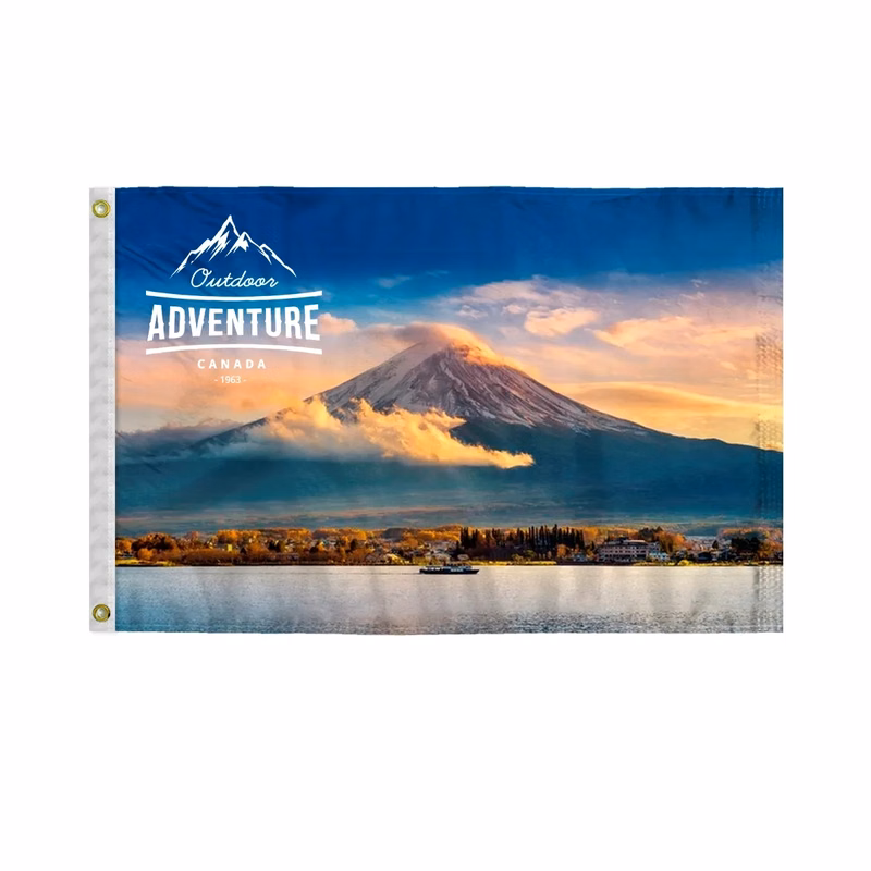 Custom Digital Print Flag 2' x 3' 2 Sided Poly