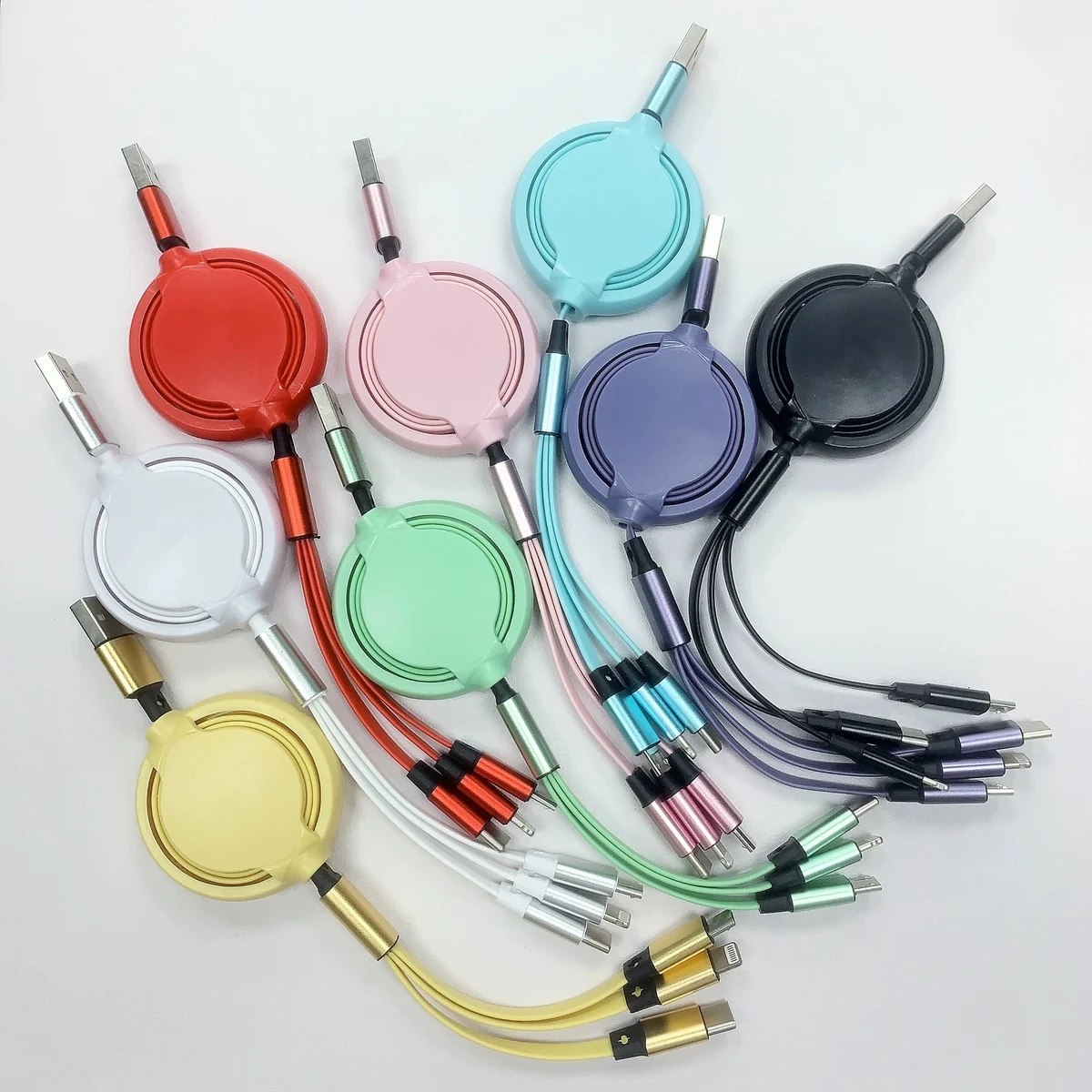 Usb 3-In-1 Retractable Cable 1
